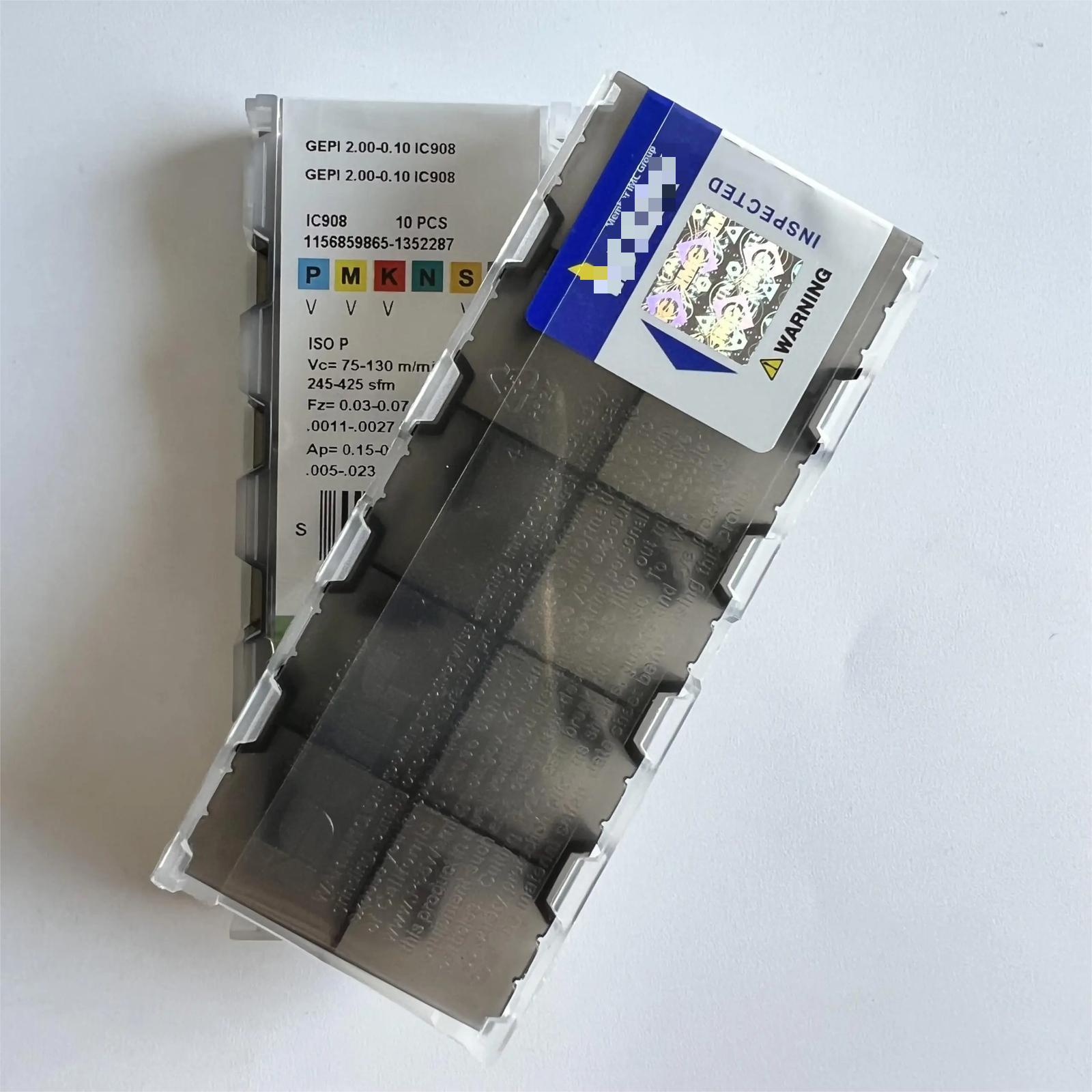 GEPI2.00-0.10IC908 / Carbide blade 10 Pcs
GEPI2.00-0.10IC908 / Carbide blade 10 Pcs