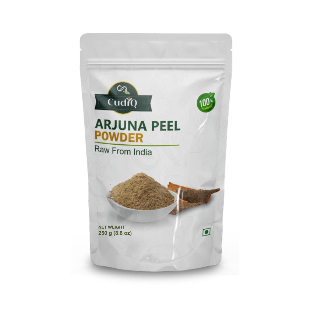 Cudiq Arjuna Peel Powder Anti - Oxidant, Arjun Chaal Natural | 250gm 0.5lbs
Cudiq Arjuna Peel Powder Anti - Oxidant, Arjun Chaal Natural | 250gm 0.5lbs