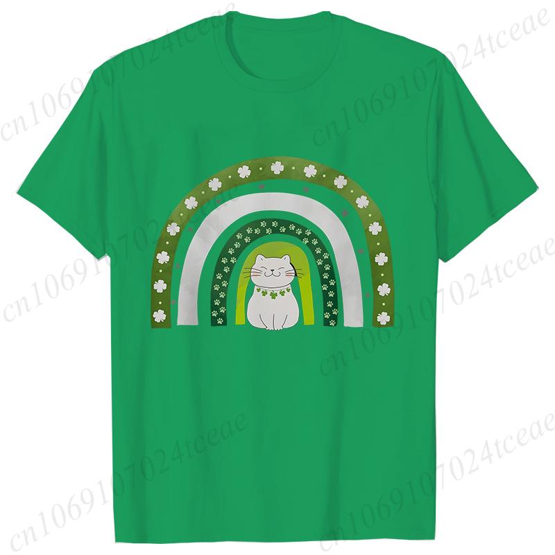 St Patricks Day Cats Woman Shirt Fashion Lucky Shamrock Graphic Y2k Tops Summer Casual Short Sleeve Tees Female Clothing 4XL
St Patricks Day Cats Woman Shirt Fashion Lucky Shamrock Graphic Y2k Tops Summer Casual Short Sleeve Tees Female Clothing 4XL