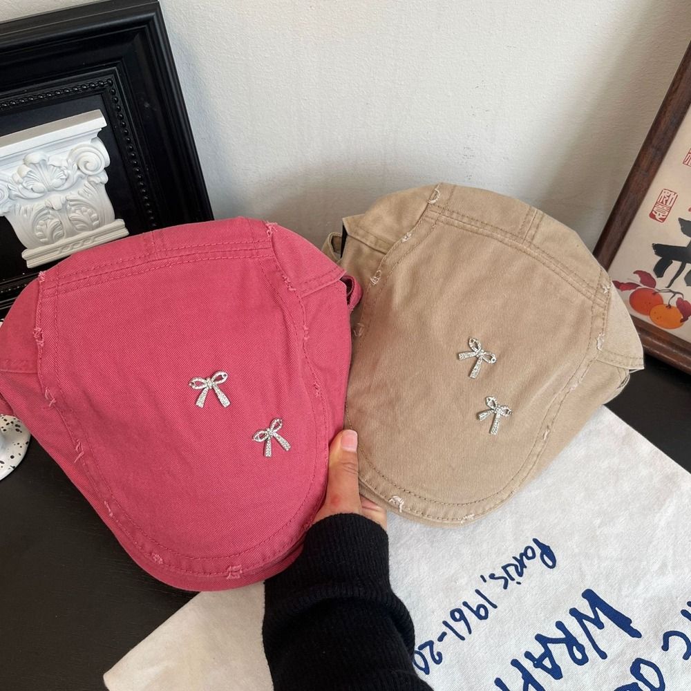British Style Octagonal Hat Bowknot Retro Painter Hat Personality Bow Beret Streetwear чорний
British Style Octagonal Hat Bowknot Retro Painter Hat Personality Bow Beret Streetwear чорний
