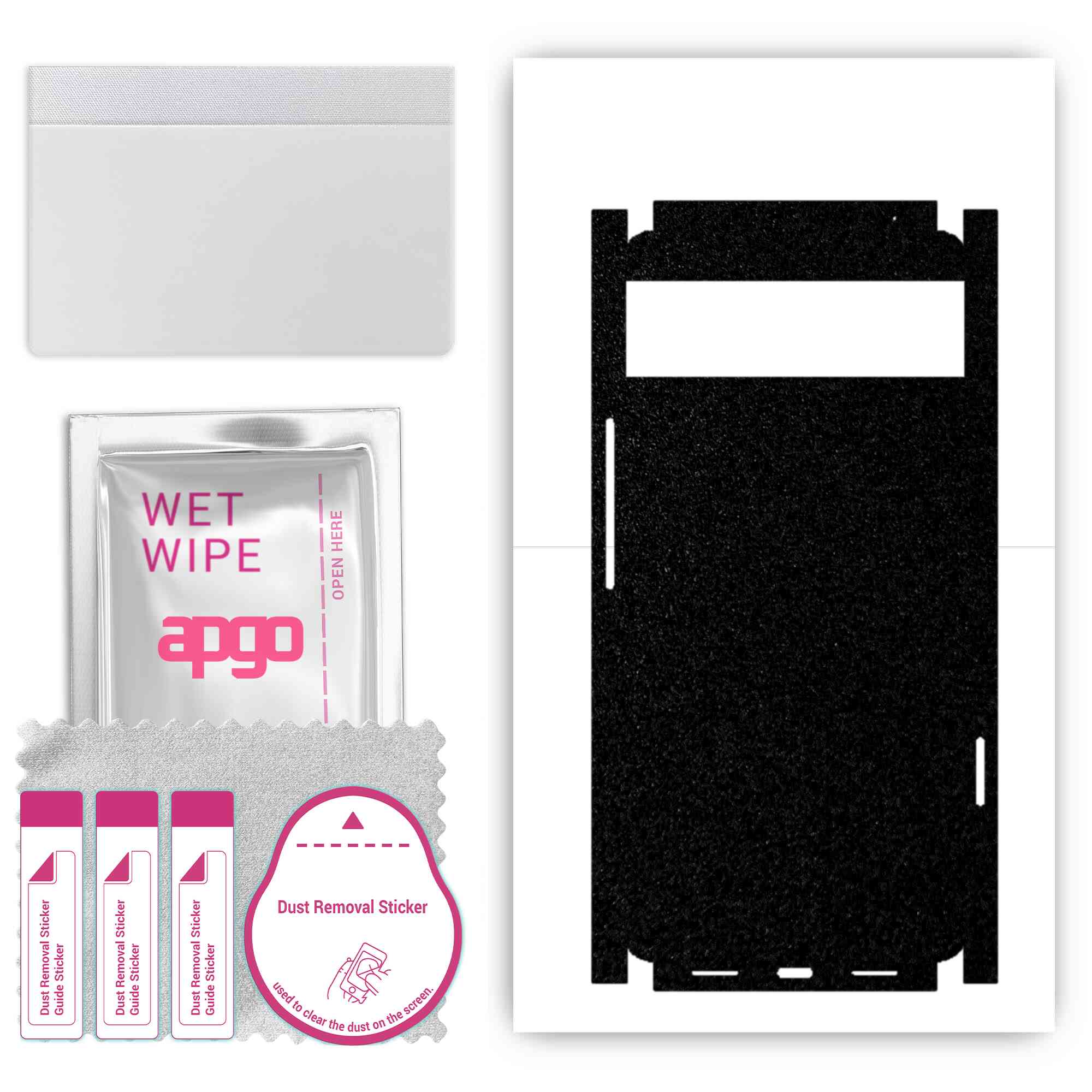 apgo Protective Skin Sticker for the back+sides compatible with Google Pixel 6, Full Wrap Film, Foil, Vinyl - Pattern Matte Black
apgo Protective Skin Sticker for the back+sides compatible with Google Pixel 6, Full Wrap Film, Foil, Vinyl - Pattern Matte Black