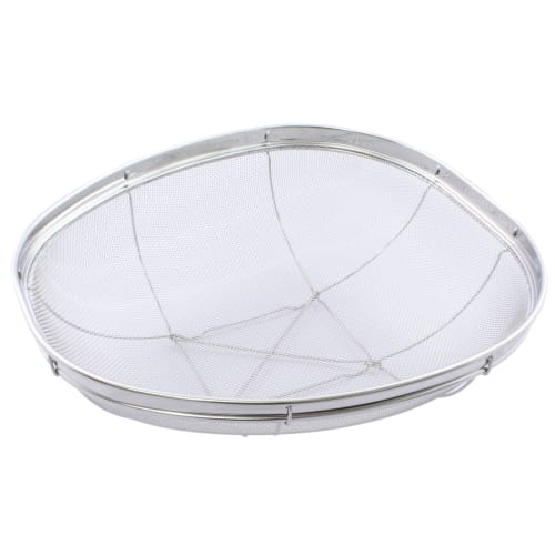 Large turtle-shaped strainer for 5 sho (18-8 stainless steel)
Large turtle-shaped strainer for 5 sho (18-8 stainless steel)