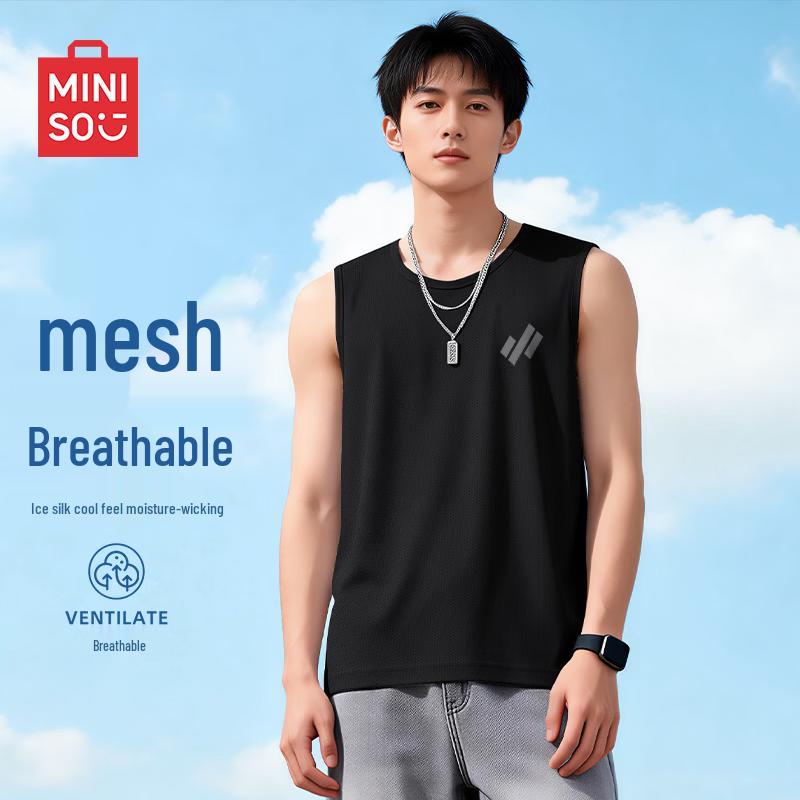 MINISO Men s Quick-Dry Ice Silk Sleeveless T-Shirt XL
MINISO Men s Quick-Dry Ice Silk Sleeveless T-Shirt XL