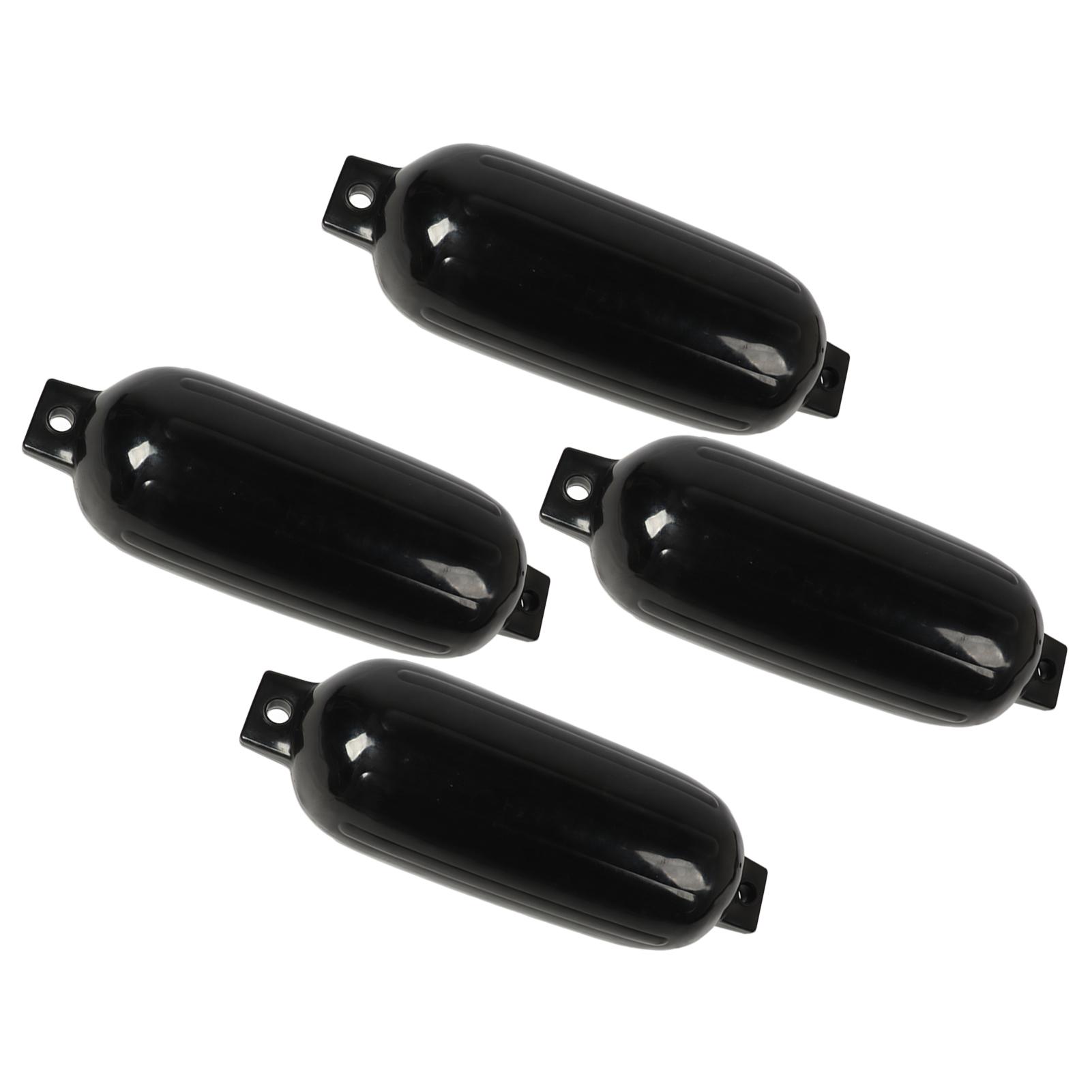 4Pcs Boat Bumpers Inflatable Impact Resistant Waterproof Black Boat Buoy Bumpers with 1.5m Black Ropes for Yachts
4Pcs Boat Bumpers Inflatable Impact Resistant Waterproof Black Boat Buoy Bumpers with 1.5m Black Ropes for Yachts