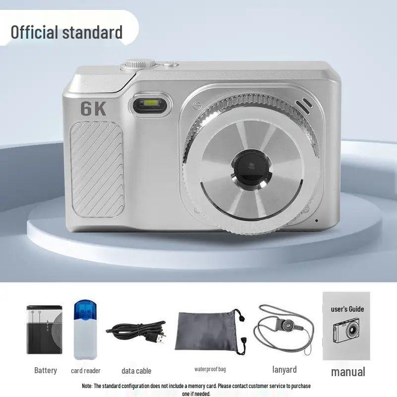 6800W Pixel Retro Digital Camera - HD Entry-Level Portable Student Photography Camera with CCD Sensor
6800W Pixel Retro Digital Camera - HD Entry-Level Portable Student Photography Camera with CCD Sensor