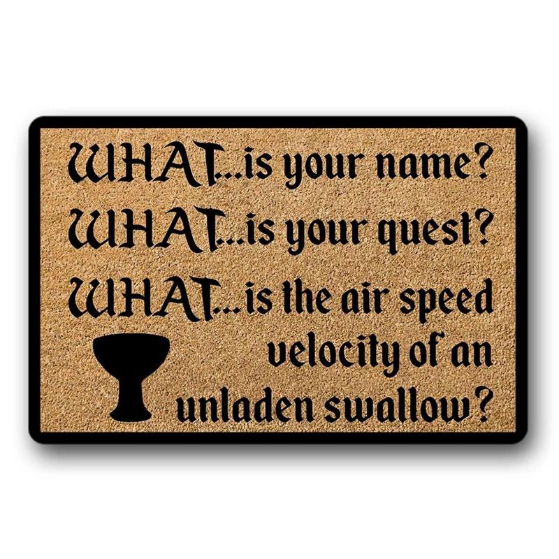 Monty Python and The Holy Grail Doormat Fall Doormat Entrance Way Doormat Non Slip Backing Funny Doormat Indoor Rug
Monty Python and The Holy Grail Doormat Fall Doormat Entrance Way Doormat Non Slip Backing Funny Doormat Indoor Rug