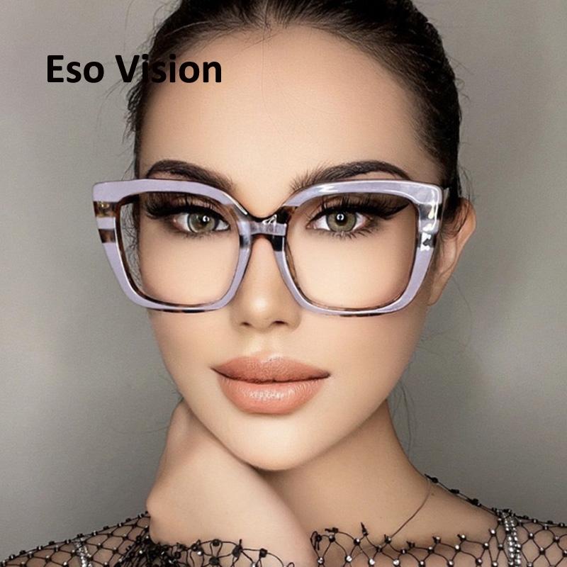 Eso Vision Square Prescription Reading Glasses Anti Blue Lens Light Woman Man Fashion Female Myopia eyeglasses Frame 2.0 4.0 6.0 0
Eso Vision Square Prescription Reading Glasses Anti Blue Lens Light Woman Man Fashion Female Myopia eyeglasses Frame 2.0 4.0 6.0 0