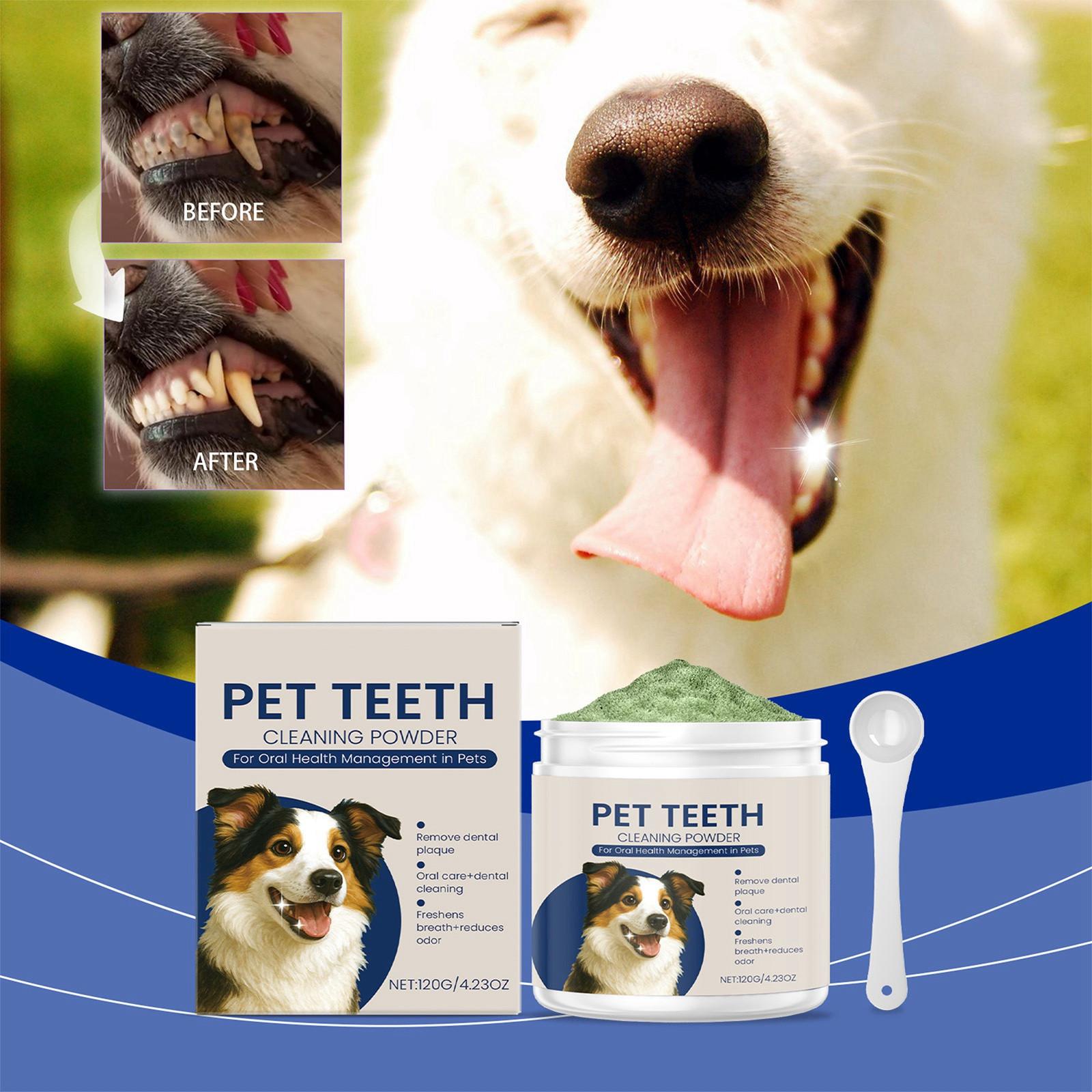 Dog Teeth Cleaning Powder Reduces Plaque Keeps Teeth And Gums Healthy And Keeps Breath Fresh. One Size білий
Dog Teeth Cleaning Powder Reduces Plaque Keeps Teeth And Gums Healthy And Keeps Breath Fresh. One Size білий