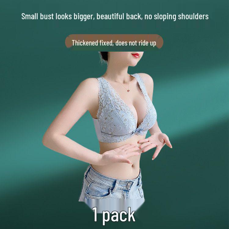 Беспроводной кружевной бюстгальтер с большой застежкой, боковой поддержкой и регулируемой посадкой против провисания для маленькой груди 38/85
Беспроводной кружевной бюстгальтер с большой застежкой, боковой поддержкой и регулируемой посадкой против провисания для маленькой груди 38/85