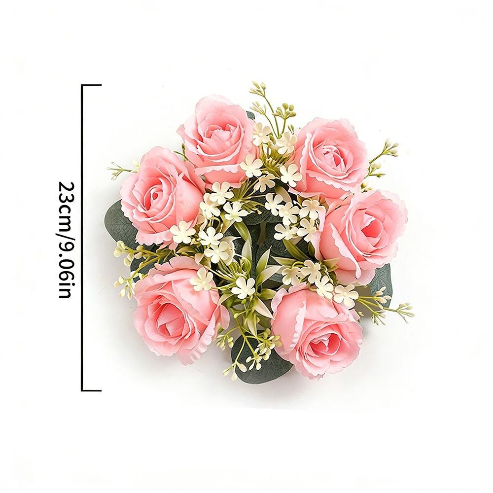 23/33cm Size Artificial Flowers Wreath Silk Material Wreath Shape Silk Fake Flower Garland Style Artificial Flowers Garland
23/33cm Size Artificial Flowers Wreath Silk Material Wreath Shape Silk Fake Flower Garland Style Artificial Flowers Garland