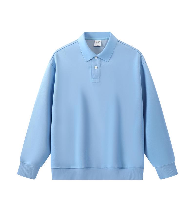 Heavyweight Pique Cotton Polo Neck Hoodie - Autumn/Winter Collection: Trendy, Solid Color, Loose Fit, Couple’s Long Sleeve, Lapel Design. Large
Heavyweight Pique Cotton Polo Neck Hoodie - Autumn/Winter Collection: Trendy, Solid Color, Loose Fit, Couple’s Long Sleeve, Lapel Design. Large