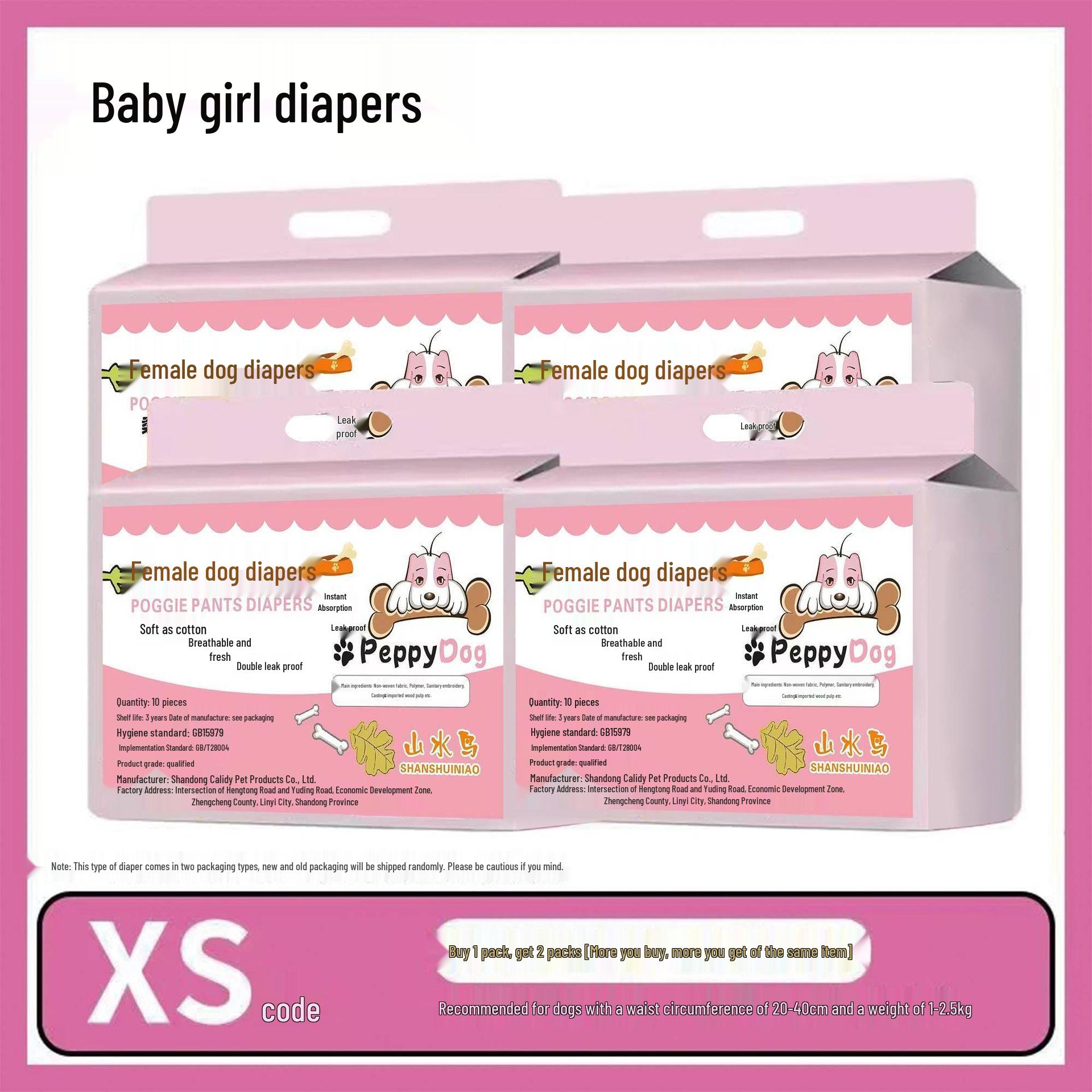 Puppy Menstrual and Sanitary Dog Diapers
Puppy Menstrual and Sanitary Dog Diapers