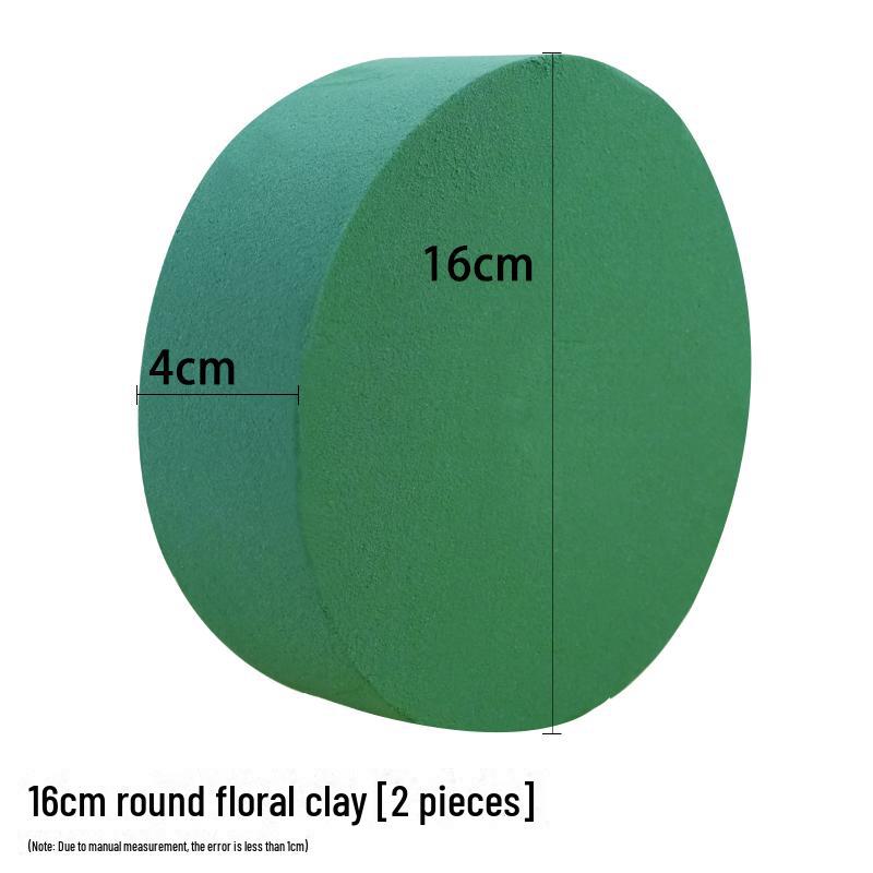 Круглий флористичний піноблок для букетних композицій 16*4cm round, 2 pieces
Круглий флористичний піноблок для букетних композицій 16*4cm round, 2 pieces