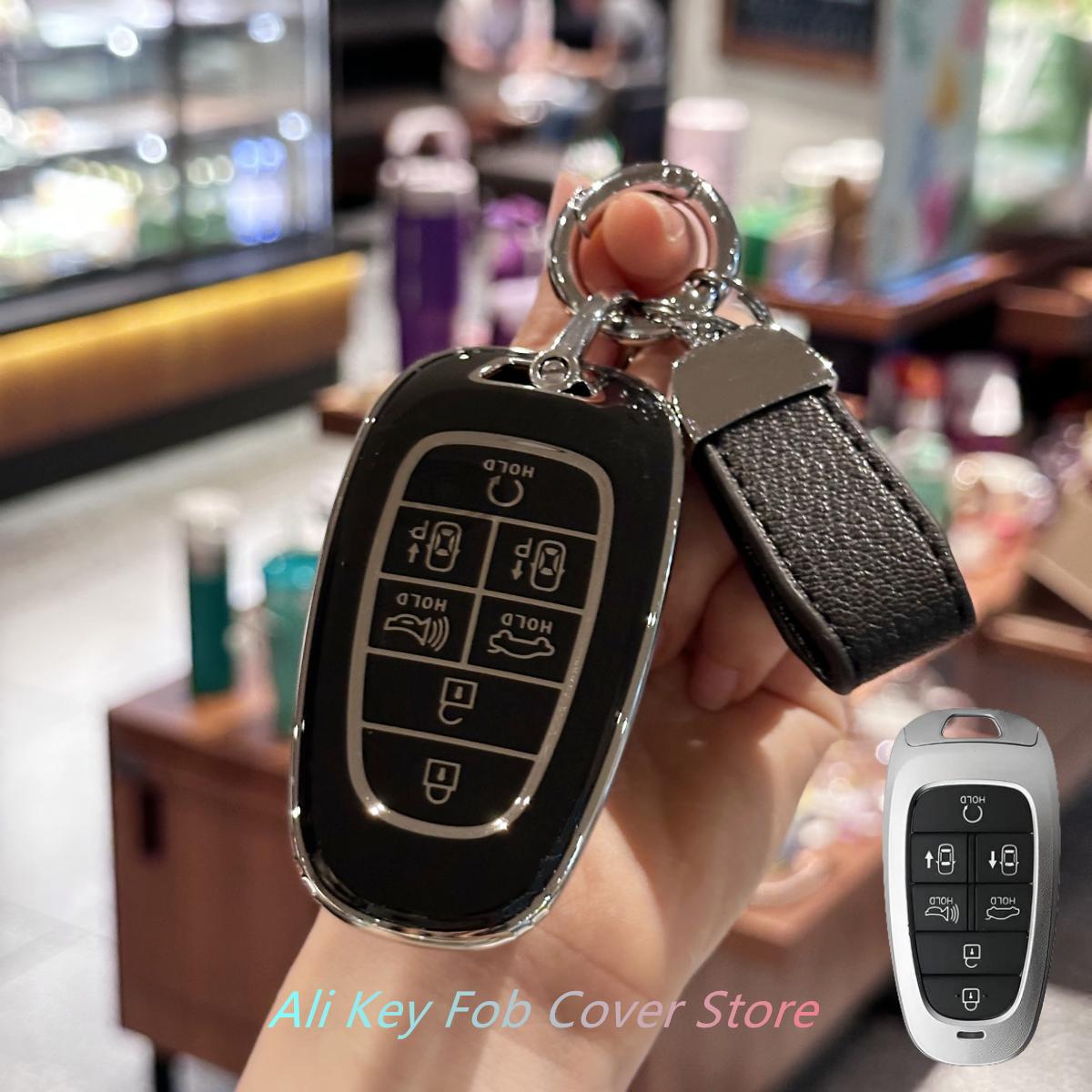 Чехол для брелока Hyundai с кожаным брелоком на 2024 2023 2022 2021 Sonata Santa fe Tucson Nexo Palisade 7 кнопок
Чехол для брелока Hyundai с кожаным брелоком на 2024 2023 2022 2021 Sonata Santa fe Tucson Nexo Palisade 7 кнопок
