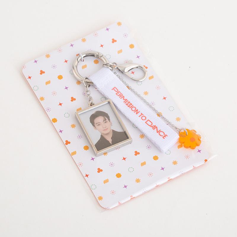 BTS Permission to Dance Keychain, Bangtan Boys ID Photo Charm with Ribbon & Flower Pendant, Kpop ARMY Fans Bag Accessory JUNGKOOK
BTS Permission to Dance Keychain, Bangtan Boys ID Photo Charm with Ribbon & Flower Pendant, Kpop ARMY Fans Bag Accessory JUNGKOOK
