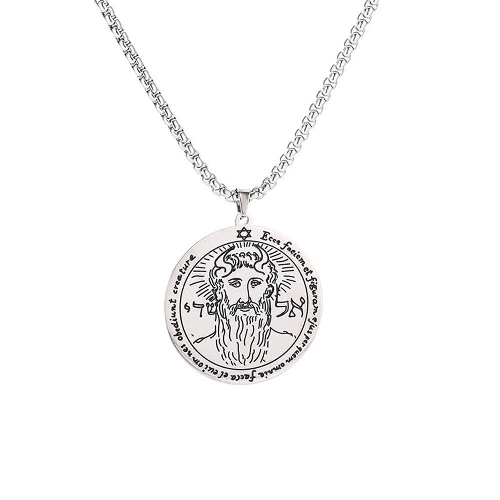 Solomon Necklace The First Pentacle Of The Sun Symbol Jupiter Seal Pendant Necklaces Amulet Stainless Steel Jewelry Gift 60cm
Solomon Necklace The First Pentacle Of The Sun Symbol Jupiter Seal Pendant Necklaces Amulet Stainless Steel Jewelry Gift 60cm