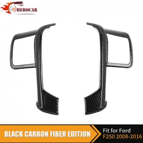 Carbon Fiber Steering Wheel Trim For Ford F250/F350/F450/F550 Expedition 07-12
Carbon Fiber Steering Wheel Trim For Ford F250/F350/F450/F550 Expedition 07-12