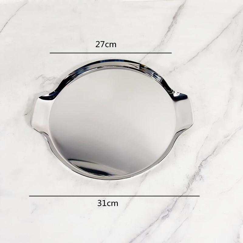 Round Double Ear Tea Tray, Mirror Stainless Steel Tray, Fruit Tray, Tableware, Living Room Desktop Storage Box, Service Trays
Round Double Ear Tea Tray, Mirror Stainless Steel Tray, Fruit Tray, Tableware, Living Room Desktop Storage Box, Service Trays