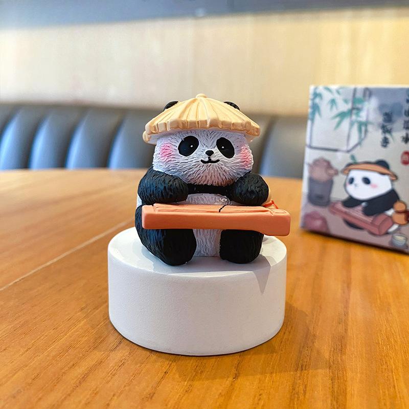 Милая и изысканная полимерная фигурка, настольное украшение для Flu Panda Car, автомобильные украшения Playing the zither
Милая и изысканная полимерная фигурка, настольное украшение для Flu Panda Car, автомобильные украшения Playing the zither