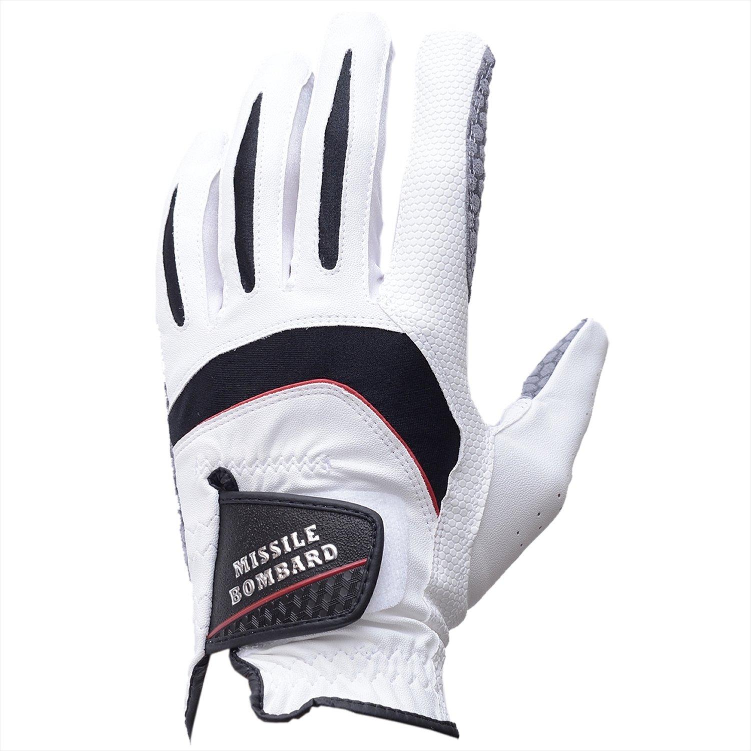 LEZAX Golf Gloves Missile Bombard Unofficial Silicone Resin Processed Grip Strength Enhanced Synthetic Leather Gloves for Left Hand White L (25-26cm)
LEZAX Golf Gloves Missile Bombard Unofficial Silicone Resin Processed Grip Strength Enhanced Synthetic Leather Gloves for Left Hand White L (25-26cm)