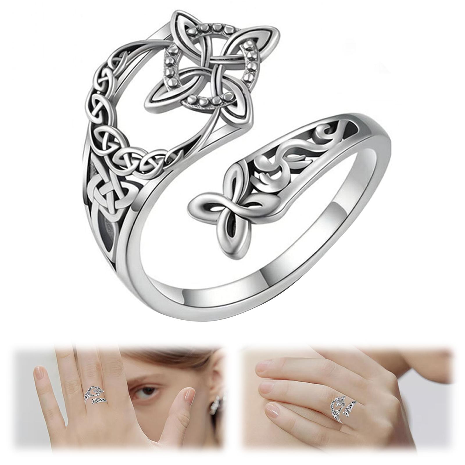 Women Witches Protection Knot Ring Silver Color Stacking Knuckle Rings Irregular Geometric for Girls Elegant Jewelry Gifts China Mainland
Women Witches Protection Knot Ring Silver Color Stacking Knuckle Rings Irregular Geometric for Girls Elegant Jewelry Gifts China Mainland