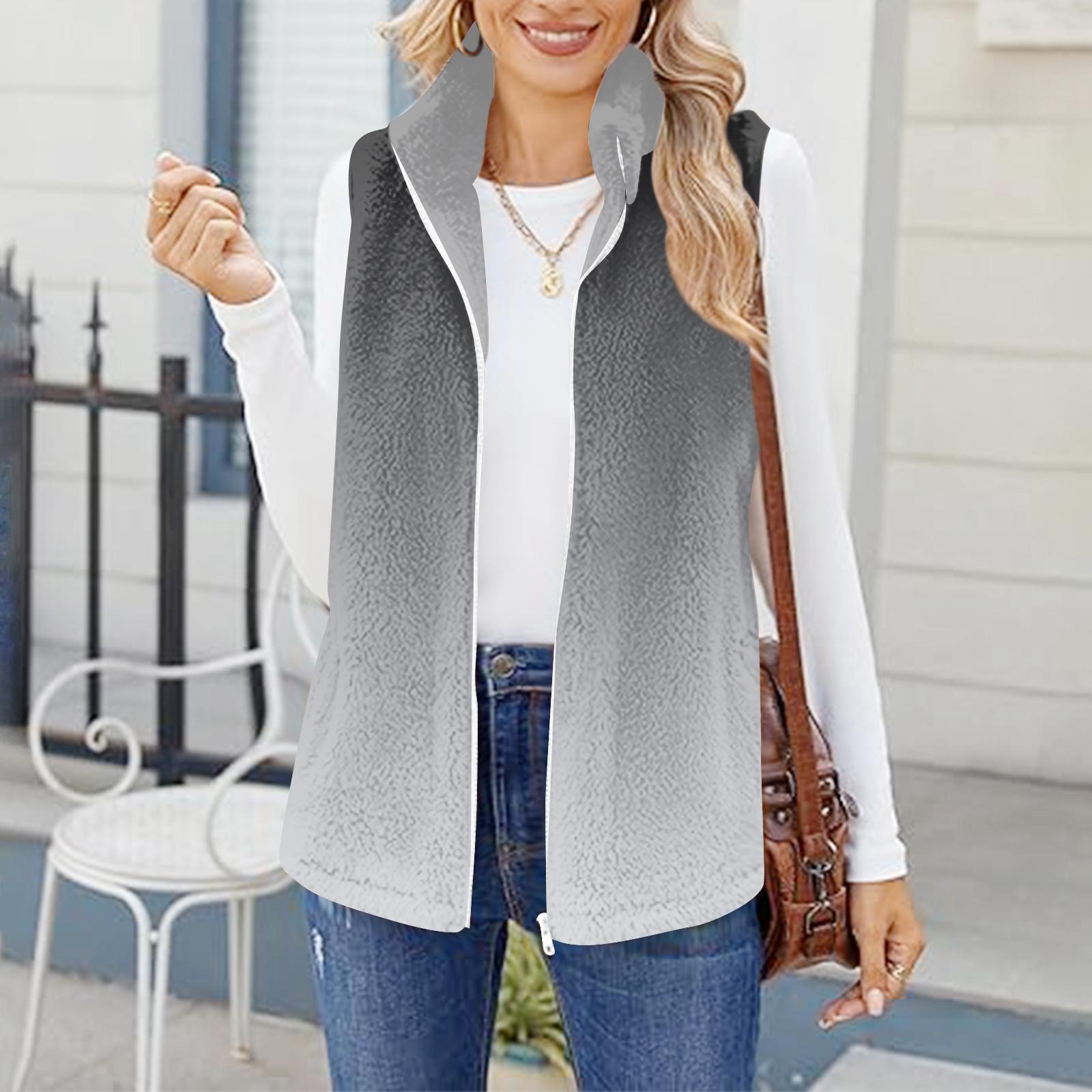 Women s Gradient Printed Fashionable And Warm Fleece Cardigan Vest Coat XL
Women s Gradient Printed Fashionable And Warm Fleece Cardigan Vest Coat XL