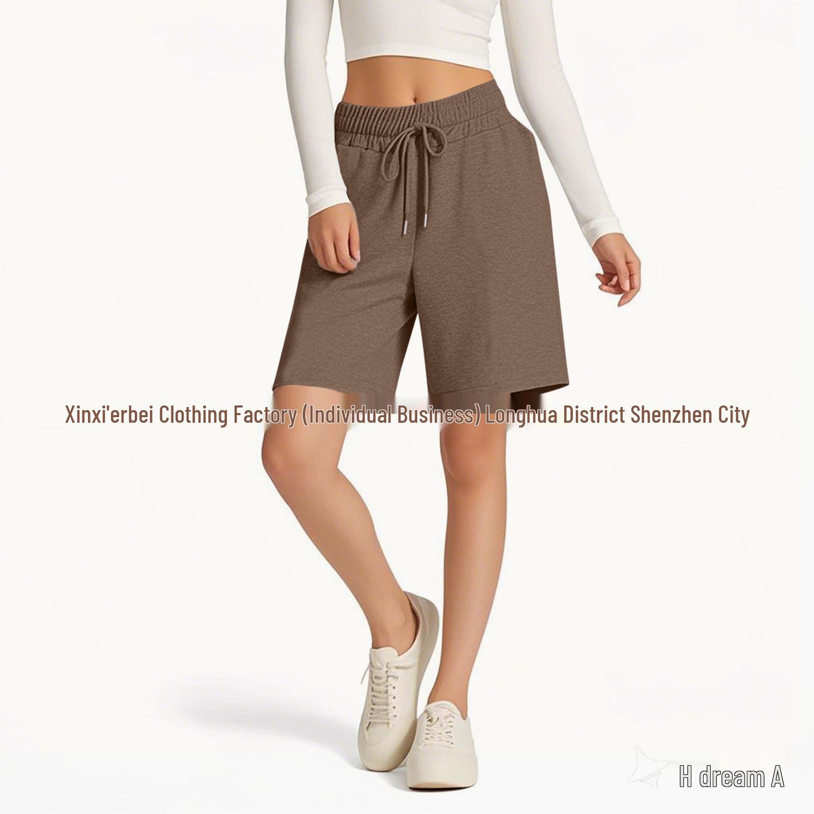 2025 Summer High Waist Drawstring Solid Color Casual Women s Shorts - Loose & Versatile Sporty Style XL
2025 Summer High Waist Drawstring Solid Color Casual Women s Shorts - Loose & Versatile Sporty Style XL