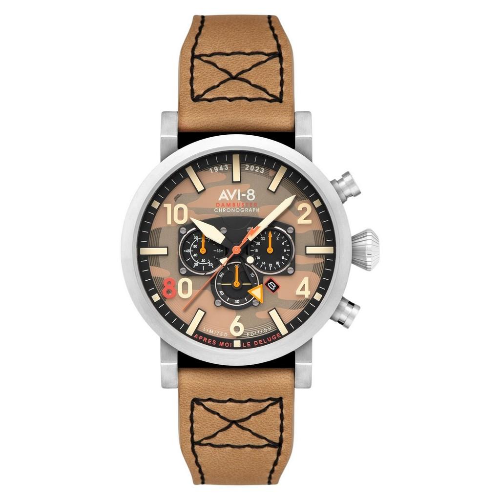 AVI-8 Dambuster 617 Squadron 80th Anniversary Dual Time Chronograph Limited Edition Camo Quartz AV-4107-02 Мужские часы разноцветный
AVI-8 Dambuster 617 Squadron 80th Anniversary Dual Time Chronograph Limited Edition Camo Quartz AV-4107-02 Мужские часы разноцветный