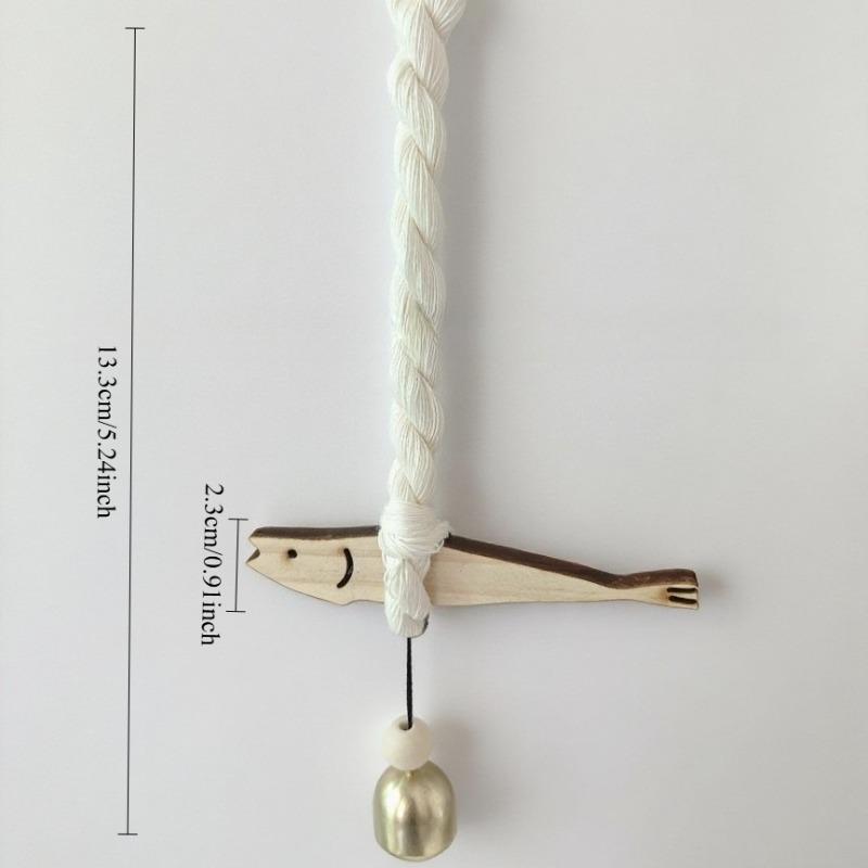 Wooden Fish Hanging Decoration Thin Pollack Pendant With Bell Wall Art Car Home Door Indoor Craft Decor
Wooden Fish Hanging Decoration Thin Pollack Pendant With Bell Wall Art Car Home Door Indoor Craft Decor