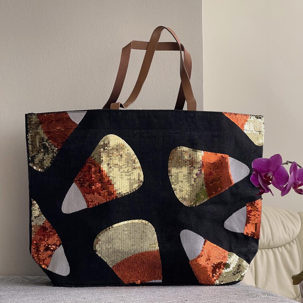Jute Shopping Bag Eco Shopper Beach Bag SRBG-6 Black 
Jute Shopping Bag Eco Shopper Beach Bag SRBG-6 Black