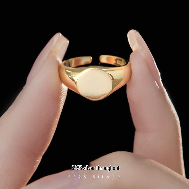 Banyan Tree S925 Silver Geometric Gold-Plated Open Ring for Women – Fashionable European/American Design Adjustable Open
Banyan Tree S925 Silver Geometric Gold-Plated Open Ring for Women – Fashionable European/American Design Adjustable Open