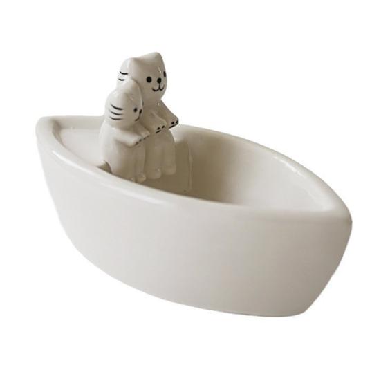 Подсвечник в форме лодки для ароматерапии с изображением кота, грелки для лапок, подсвечник для чайной свечи
Подсвечник в форме лодки для ароматерапии с изображением кота, грелки для лапок, подсвечник для чайной свечи