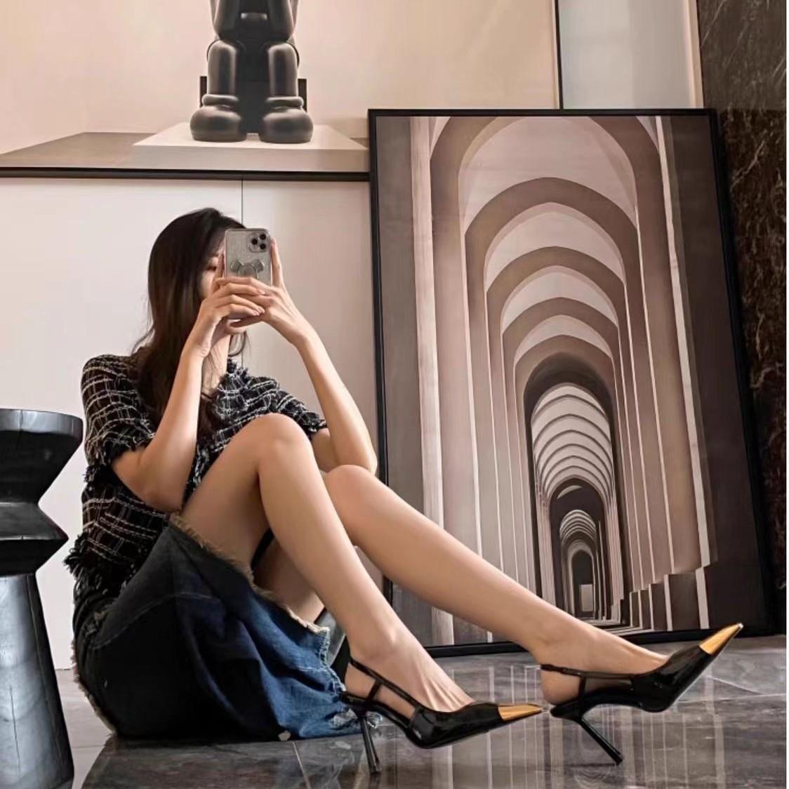 New bag head comfortable sandals thin heel with high heels outer wear women s versatile fashion casual women s shoes summer 35
New bag head comfortable sandals thin heel with high heels outer wear women s versatile fashion casual women s shoes summer 35