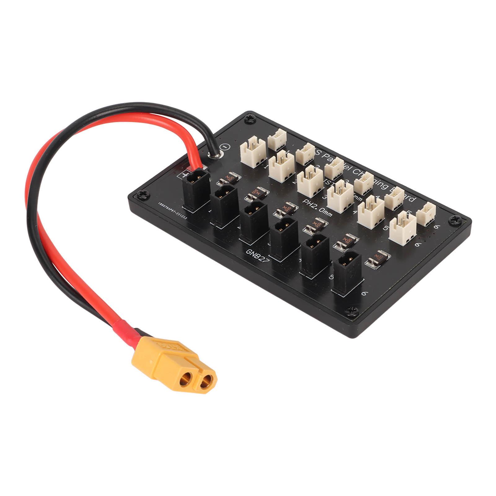 Battery Parallel Charging Board 6 Channel for JST PH2.0mm and for JST1.25mm Balanced Charge Plate
Battery Parallel Charging Board 6 Channel for JST PH2.0mm and for JST1.25mm Balanced Charge Plate