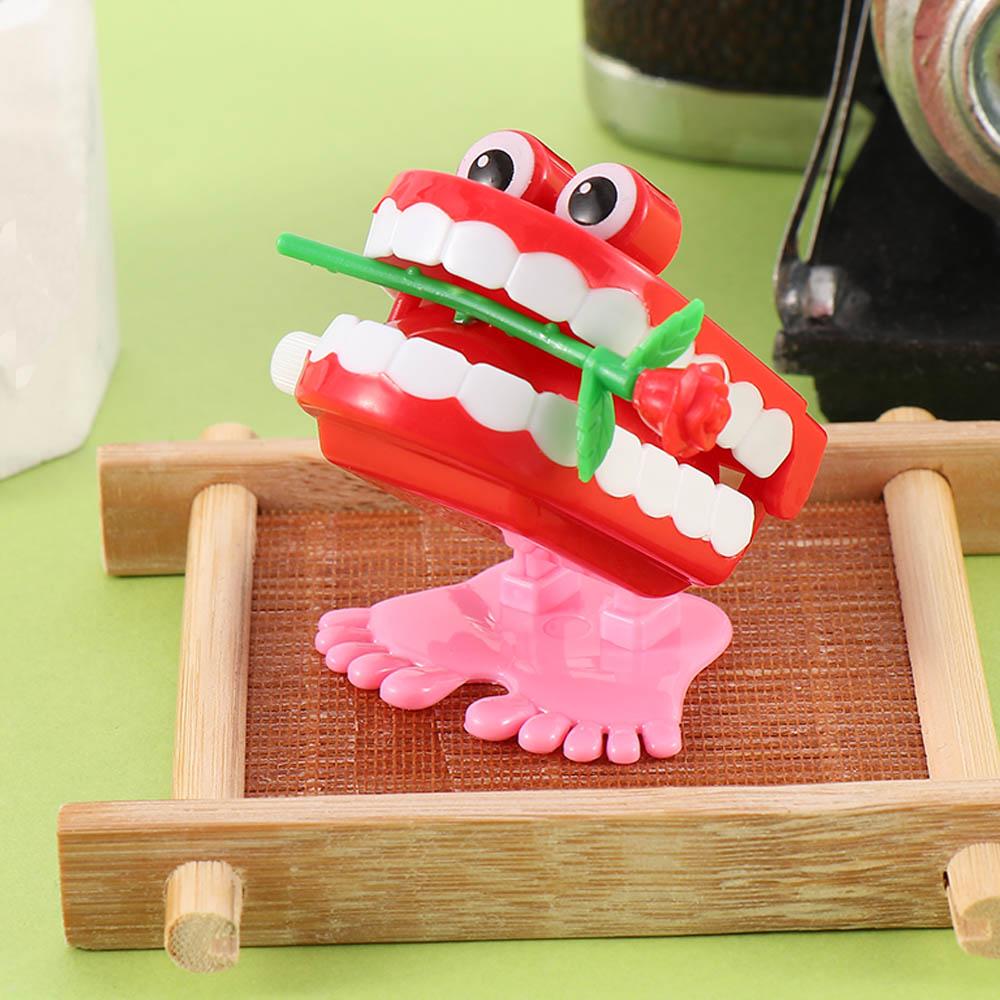Kids Babbling Denture Plastic Clockwork Toy Wind Up Clockwork Toy Teeth Rose Walking Teeth Shape
Kids Babbling Denture Plastic Clockwork Toy Wind Up Clockwork Toy Teeth Rose Walking Teeth Shape