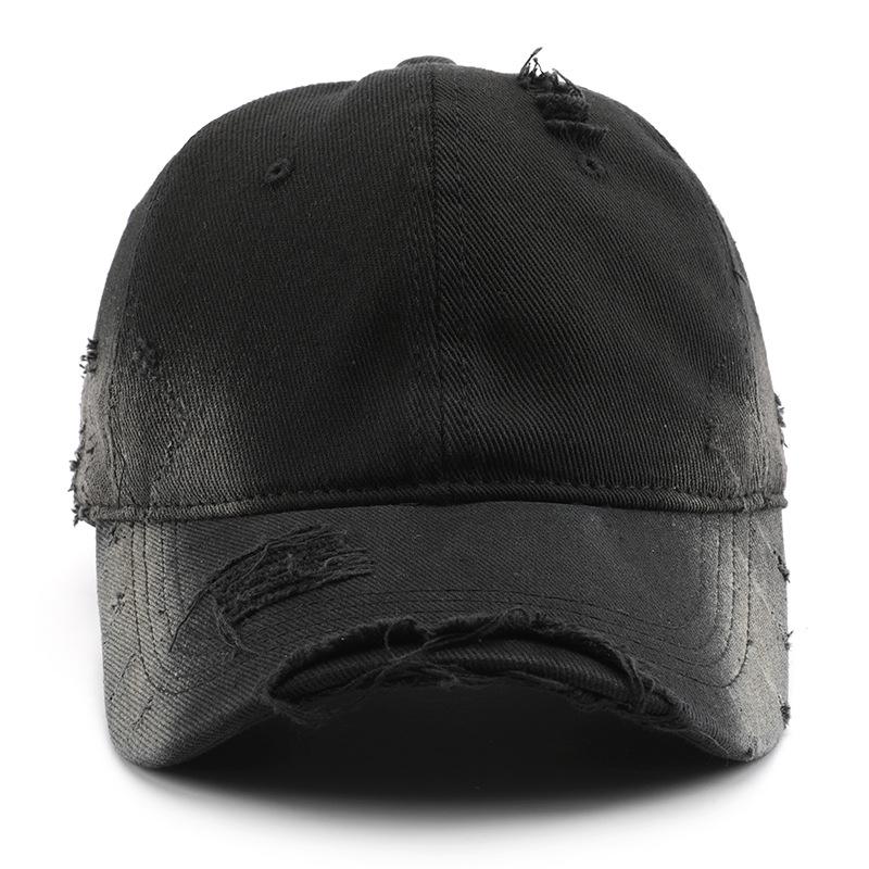 Personalized Spring and Autumn Fashion Stone Grinding Washed Hole Baseball Cap Outdoor Travel Sunscreen Shade Baseball Cap чёрный
Personalized Spring and Autumn Fashion Stone Grinding Washed Hole Baseball Cap Outdoor Travel Sunscreen Shade Baseball Cap чёрный