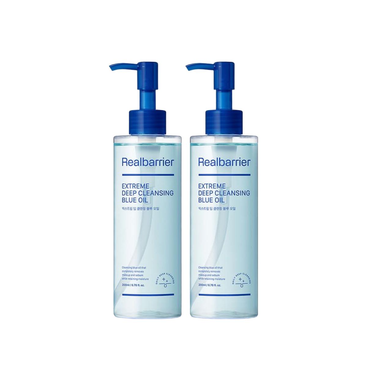 Real Barrier Extreme Deep Cleansing Blue Oil 200ml x 2ea Soothing Makeup Remover and Pore Cleanser
Real Barrier Extreme Deep Cleansing Blue Oil 200ml x 2ea Soothing Makeup Remover and Pore Cleanser
