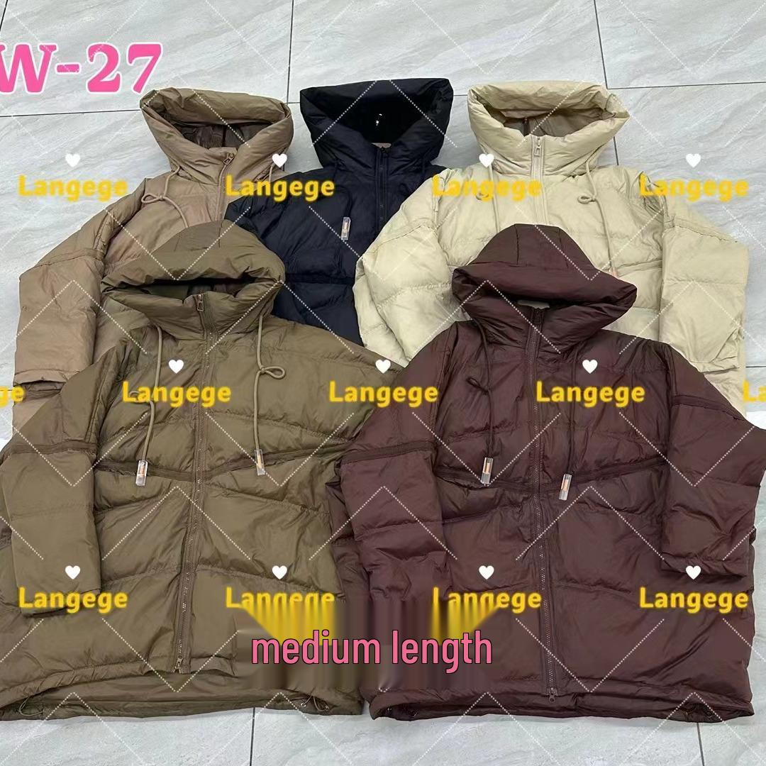 2025 Autumn/Winter Korean Style Plus Size White Duck Down Hooded Mid-Length Jacket for Women One Size
2025 Autumn/Winter Korean Style Plus Size White Duck Down Hooded Mid-Length Jacket for Women One Size