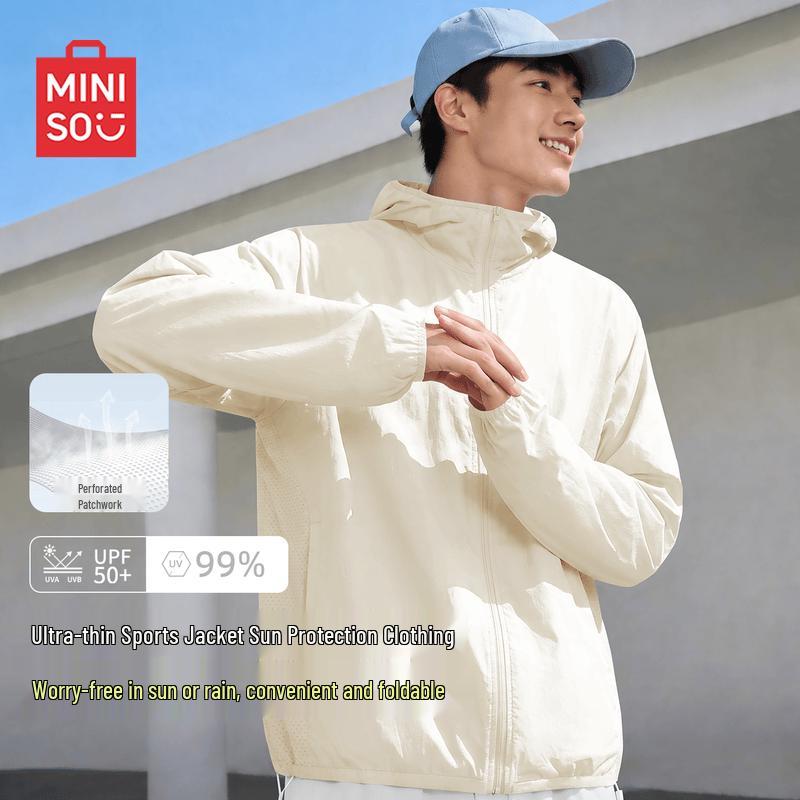 MINISO Men s UPF50+ Sun Protection Hooded Jacket
MINISO Men s UPF50+ Sun Protection Hooded Jacket