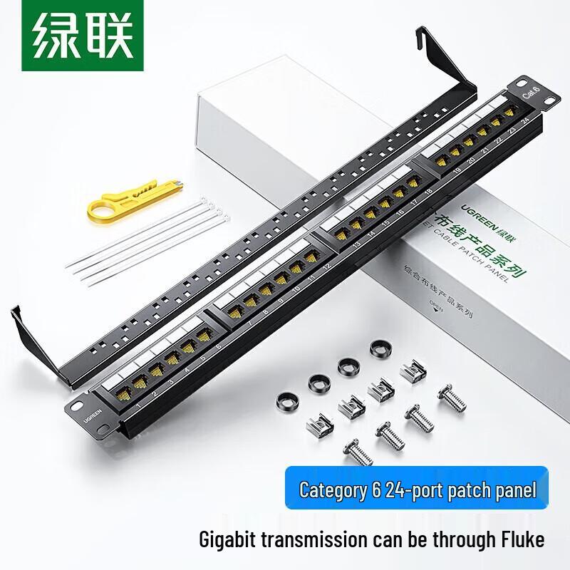 UGREEN CAT6 24-Port Network Patch Panel
UGREEN CAT6 24-Port Network Patch Panel