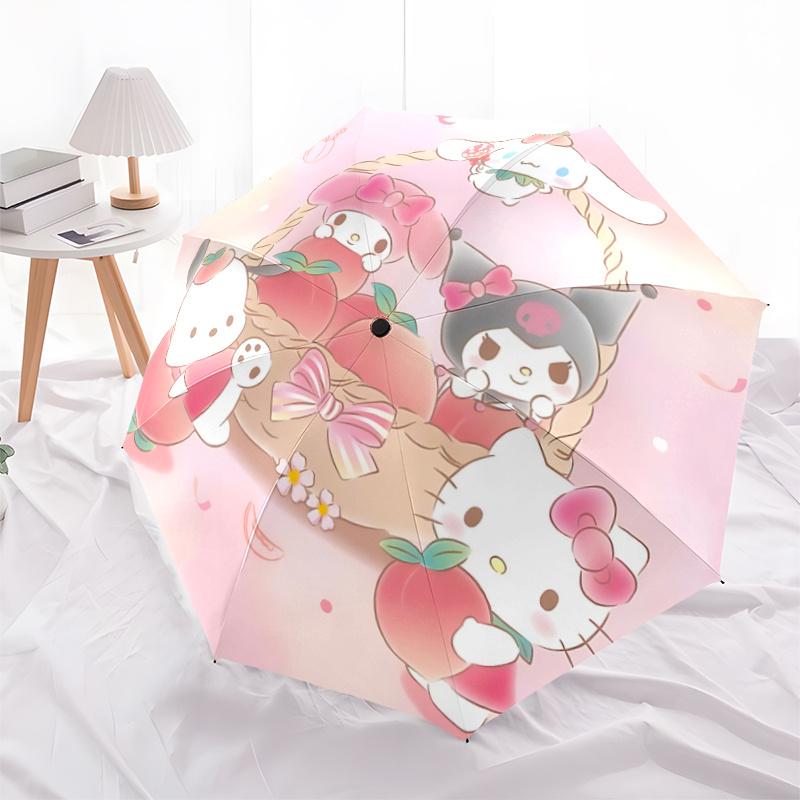 1pc Hello Kitty Peach Basket with Bowknot - Automatic Opening Umbrella, Portable Folding Design, 8-Bone Iron Frame Outdoor Umbrella, Festive Gift for
1pc Hello Kitty Peach Basket with Bowknot - Automatic Opening Umbrella, Portable Folding Design, 8-Bone Iron Frame Outdoor Umbrella, Festive Gift for