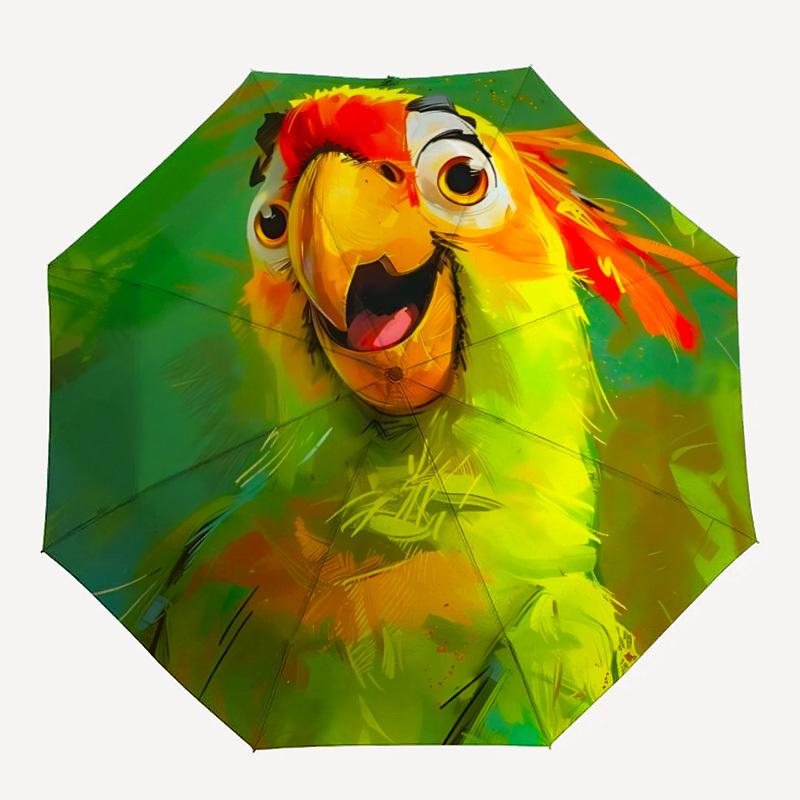 1pc Cute Parrot Pattern Auto Open/Close Umbrella, Windproof, Folding Compact Umbrella with Lightweight Design for Women/Men108
1pc Cute Parrot Pattern Auto Open/Close Umbrella, Windproof, Folding Compact Umbrella with Lightweight Design for Women/Men108