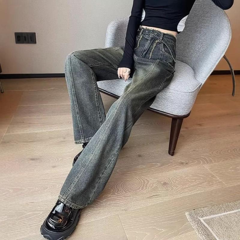 2025 Women s High Waist Straight-Leg Jeans: Slimming, Loose, Floor-Length Wide-Leg Denim with Raw Edge XL
2025 Women s High Waist Straight-Leg Jeans: Slimming, Loose, Floor-Length Wide-Leg Denim with Raw Edge XL