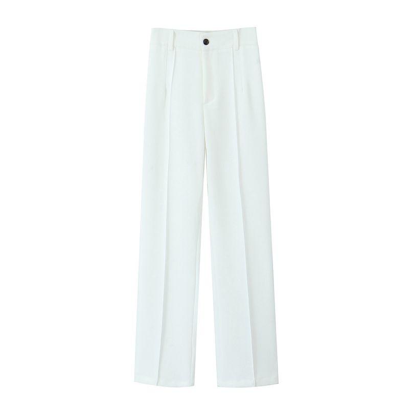 Kaslead New Arrival Women s Clothing Fashion Style Fashion Casual All-Matching Straight High-Waisted Trousers 2761048 White L
Kaslead New Arrival Women s Clothing Fashion Style Fashion Casual All-Matching Straight High-Waisted Trousers 2761048 White L