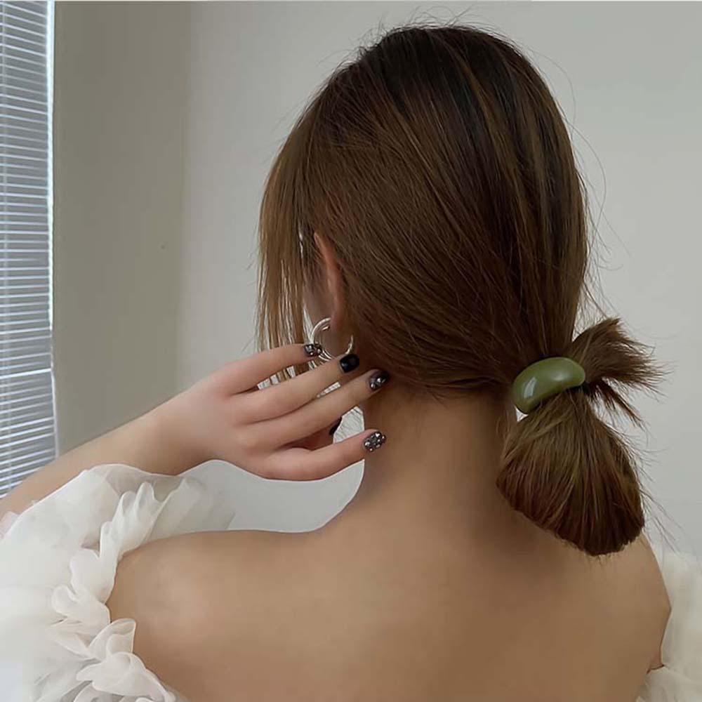 Korean For Women Geometric Circular Shape Ponytail Hair Ring Acrylic Headwear Elastic Hair Rope
Korean For Women Geometric Circular Shape Ponytail Hair Ring Acrylic Headwear Elastic Hair Rope