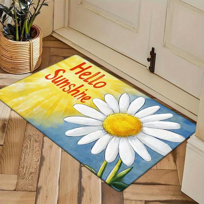 1pc Sunshine & Flowers Kitchen Mat - Non-Slip, Floor Mat with Hello Sunshine Design, Polyester Flannel, Perfect for Entryway, 40cm x 60cm
1pc Sunshine & Flowers Kitchen Mat - Non-Slip, Floor Mat with Hello Sunshine Design, Polyester Flannel, Perfect for Entryway, 40cm x 60cm