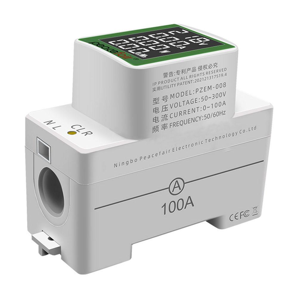 Din Rail Wattmeter Voltmeter Ammeter Power Meter AC50-300V Volt Amp Power Factor Time Energy Voltage Current Monitor
Din Rail Wattmeter Voltmeter Ammeter Power Meter AC50-300V Volt Amp Power Factor Time Energy Voltage Current Monitor