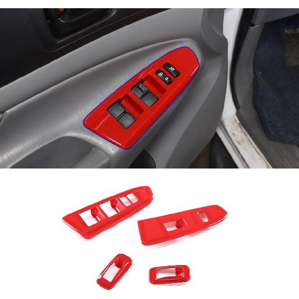 LLKUANG ABS Carbon Fiber Car Door Window Glass Lift Switch Panel Cover Trim Fit for Toyota Tacoma 2011 2012 2013 2014 2015 Window Lift Switch красный
LLKUANG ABS Carbon Fiber Car Door Window Glass Lift Switch Panel Cover Trim Fit for Toyota Tacoma 2011 2012 2013 2014 2015 Window Lift Switch красный