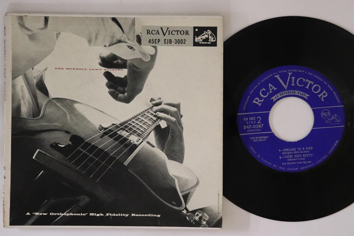 7-дюймова платівка MUNDELL LOWE QUINTET - The Mundell Lowe Quintet EJB3002 RCA Victor 1954 США Джаз Вживана
7-дюймова платівка MUNDELL LOWE QUINTET - The Mundell Lowe Quintet EJB3002 RCA Victor 1954 США Джаз Вживана