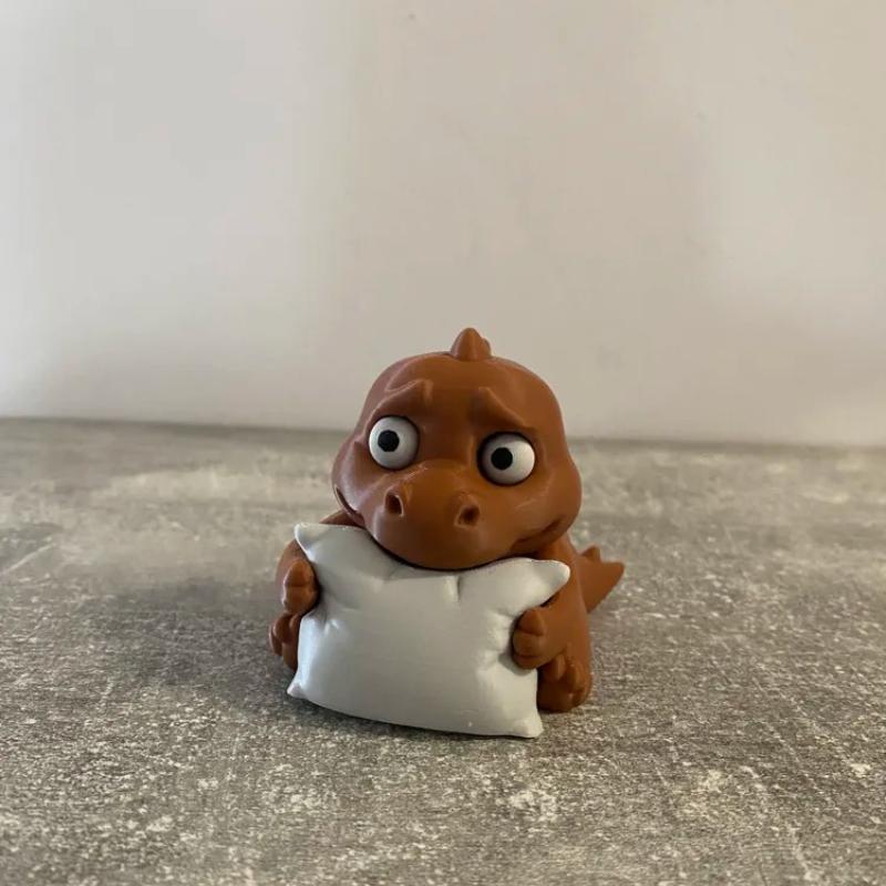 A Tired and Scared Dinosaur Statue, 3D Printed Dinosaur, Panicked and Charming Expression, Perfect for Placing on Your Desk коричневий
A Tired and Scared Dinosaur Statue, 3D Printed Dinosaur, Panicked and Charming Expression, Perfect for Placing on Your Desk коричневий